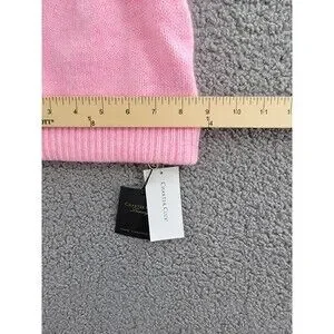 Charter Club 100% Cashmere Cuffed Beanie in Bubblegum Heather Pink Charter Club | Accessories | Charter Club 0 Cashmere Cuffed  main image 3